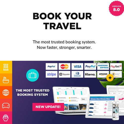 Book Your Travel – Online Booking WordPress Theme