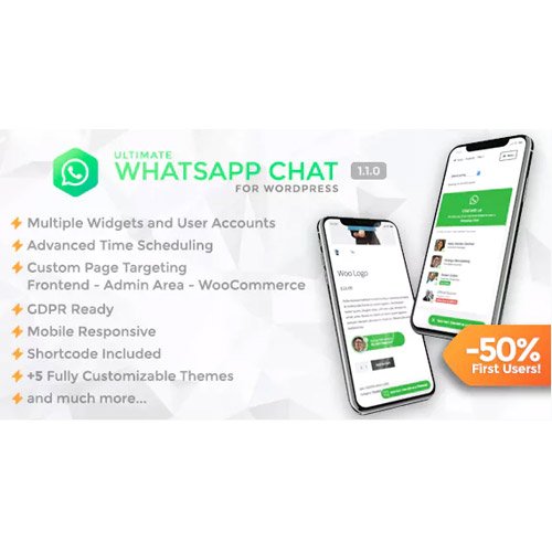 Ultimate WhatsApp Chat WordPress WhatsApp Chat Support Plugin