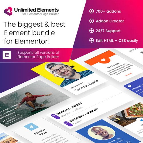 Unlimited Elements for Elementor Page Builder