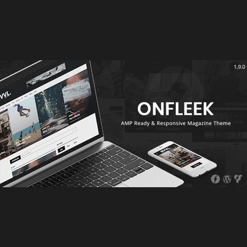 Onfleek AMP Ready and Responsive Magazine Theme