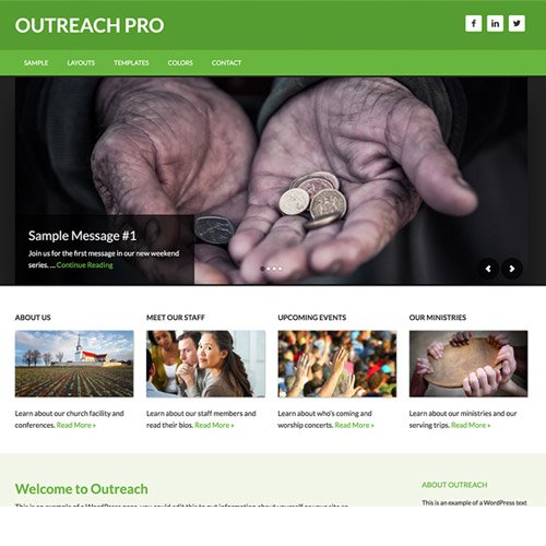 StudioPress Outreach Pro Genesis WordPress Theme