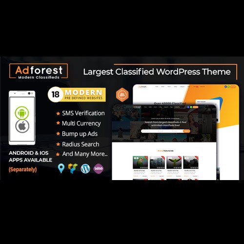 AdForest Classified Ads WordPress Theme