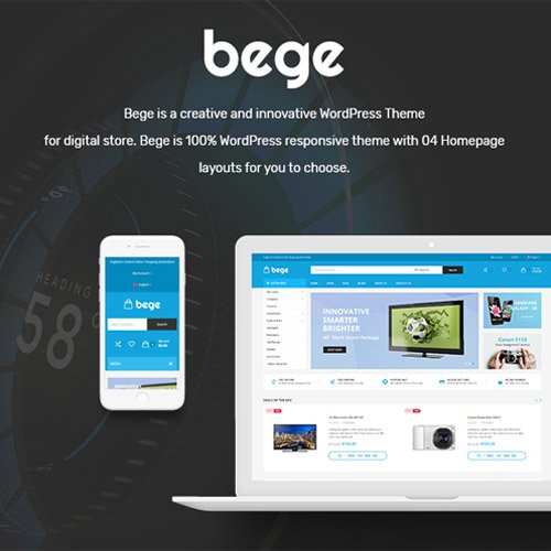 Bege Responsive WooCommerce WordPress Theme