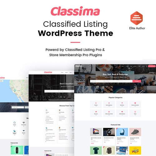 Classima – Classified Ads WordPress Theme