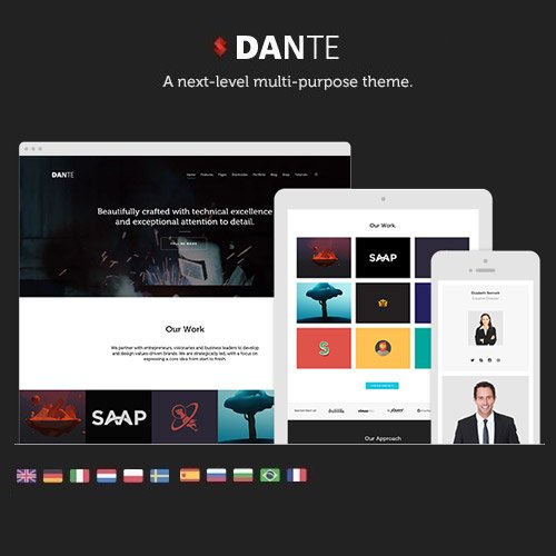 Dante Responsive Multi Purpose WordPress Theme