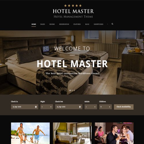 Hotel WordPress Theme For Hotel Booking Hotel Master