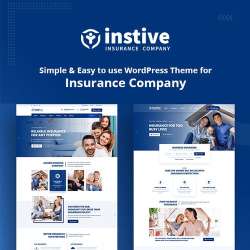 Instive Insurance WordPress Theme