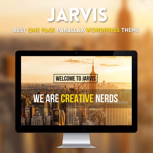 Jarvis Onepage Parallax WordPress Theme