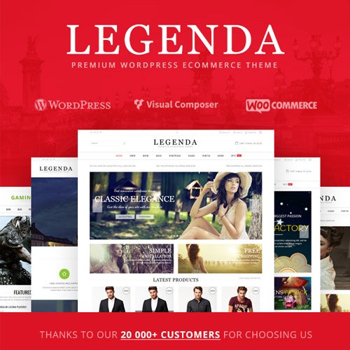 Legenda Responsive Multi Purpose WordPress Theme