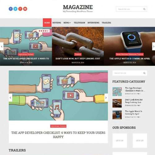 MyThemeShop Magazine WordPress Theme