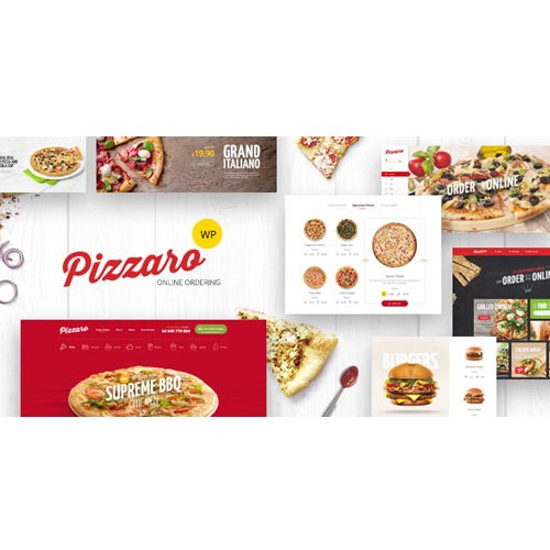 Pizzaro Fast Food Restaurant WooCommerce Theme