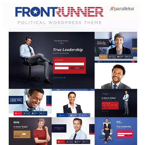 Political WordPress Theme FrontRunner