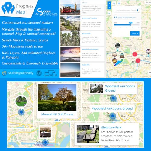 Progress Map Wordpress Plugin