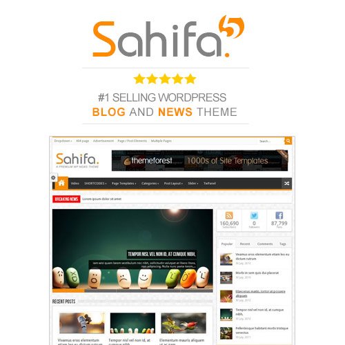 Sahifa Responsive WordPress News Magazine Blog Theme