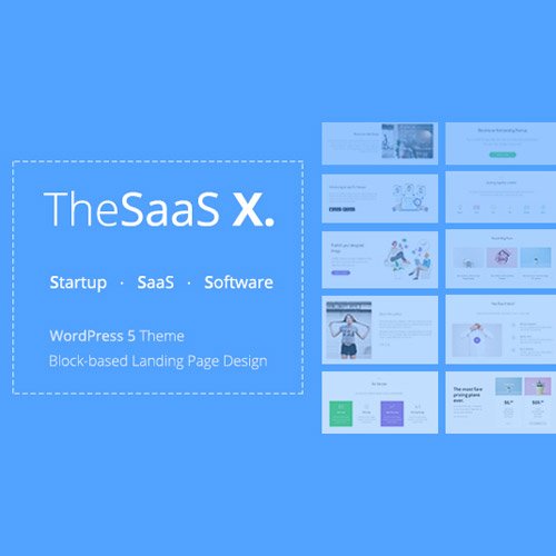 TheSaaS X Responsive SaaS Startup Business WordPress Theme