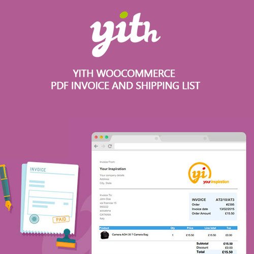 YITH WooCommerce PDF Invoice and Shipping List Premium